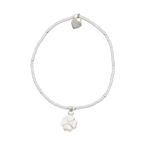 Bracelet Jamaica White Four Clover