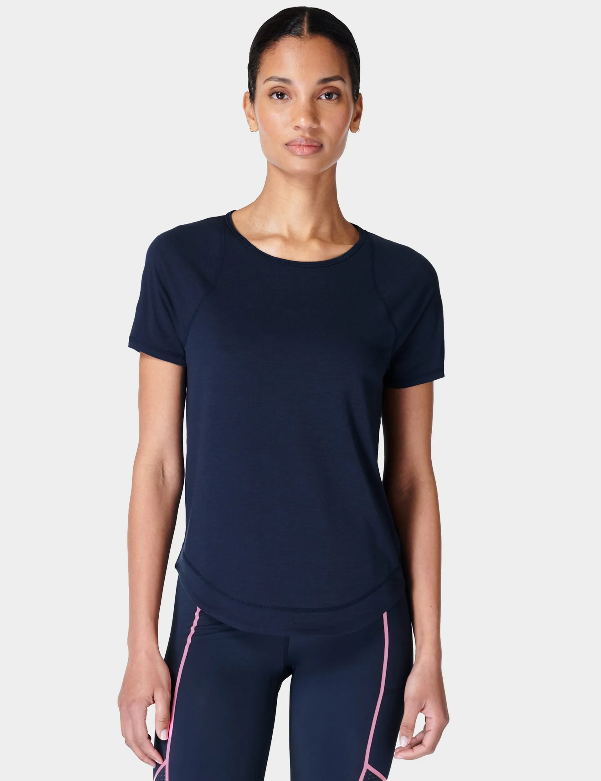 Breathe Easy Running T-Shirt - Navy Blue