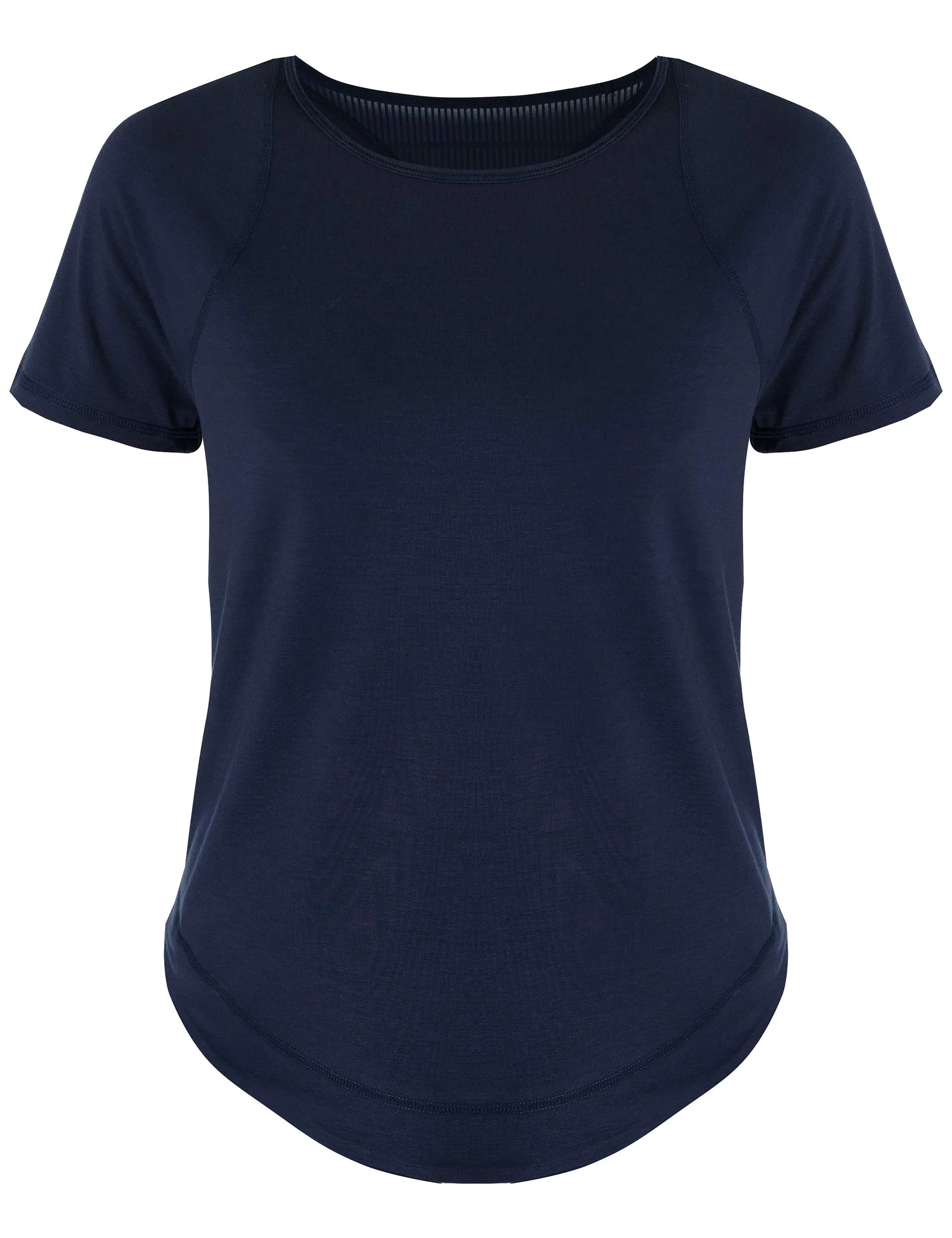 Breathe Easy Running T-Shirt - Navy Blue