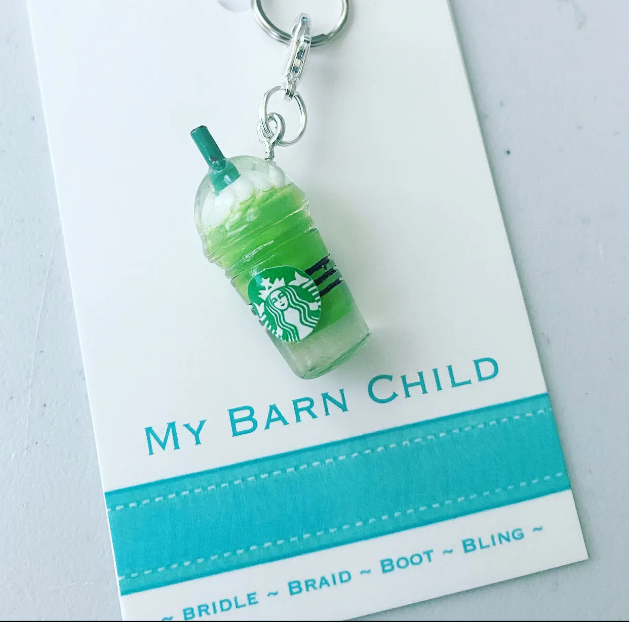 Bridle Charm: Sbux Matcha Frappe 💚 NEW