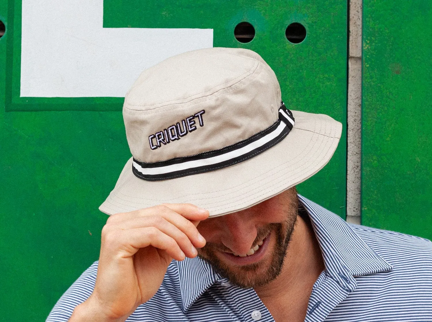 Bucket Hat - Slanted Criquet - Khaki