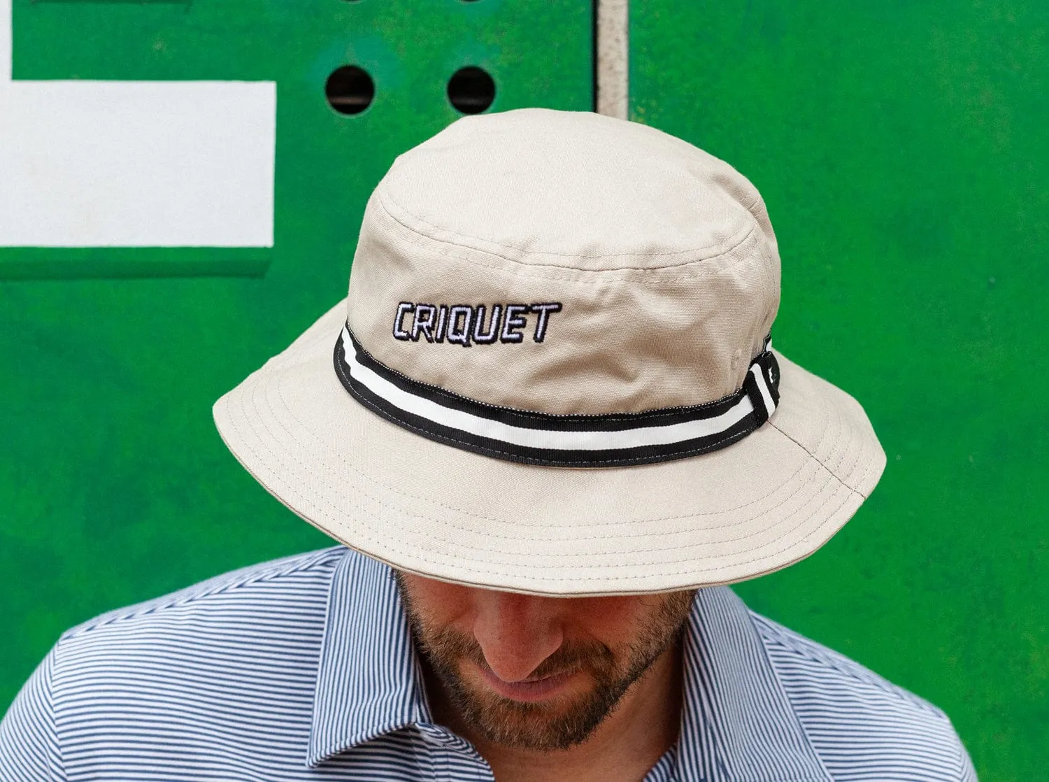 Bucket Hat - Slanted Criquet - Khaki