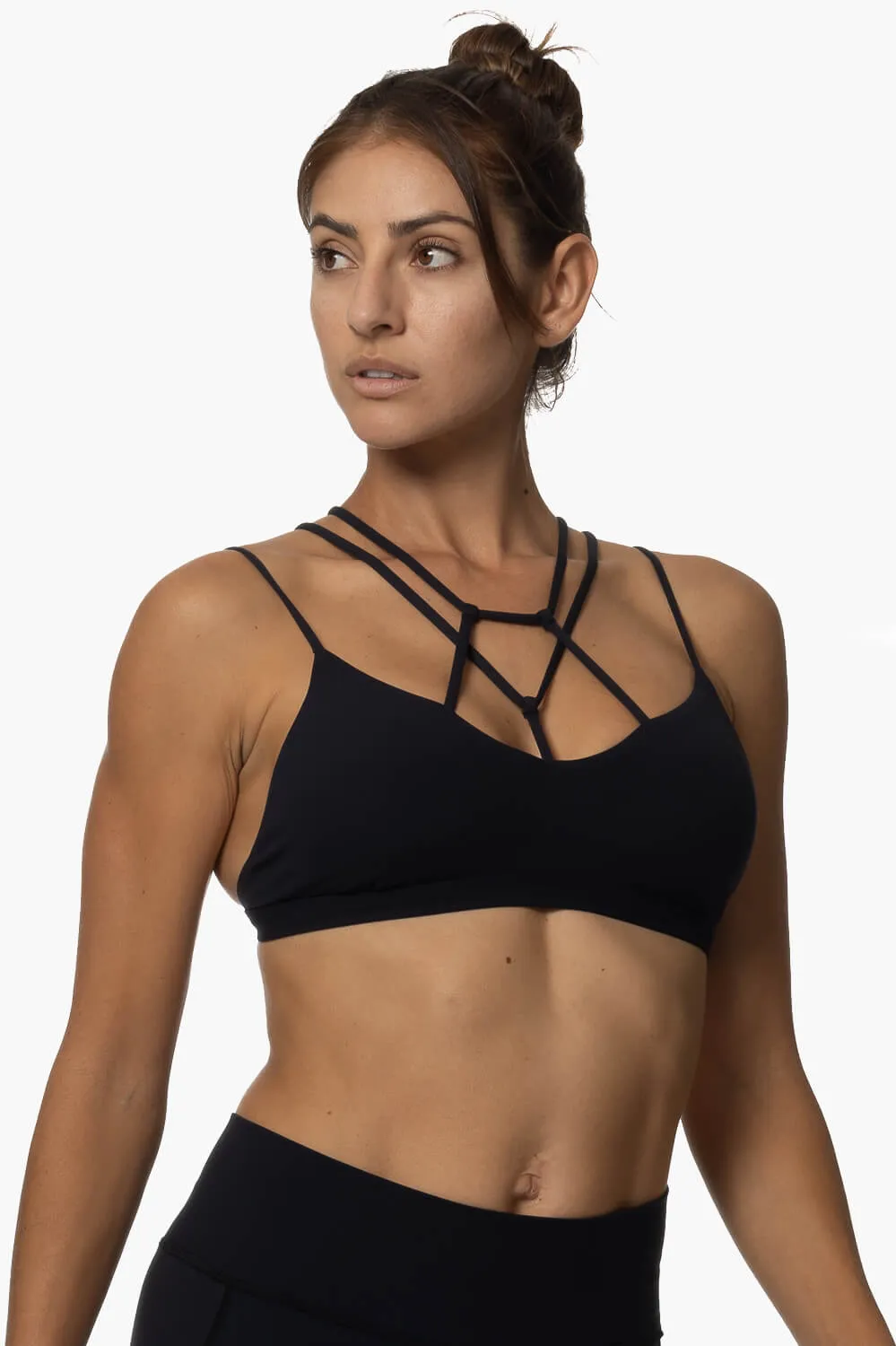 Calicoan Lace Sports Bra - Black