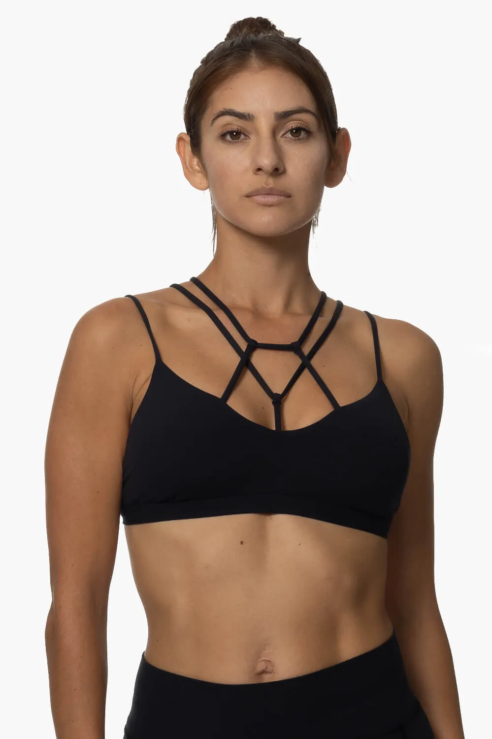 Calicoan Lace Sports Bra - Black