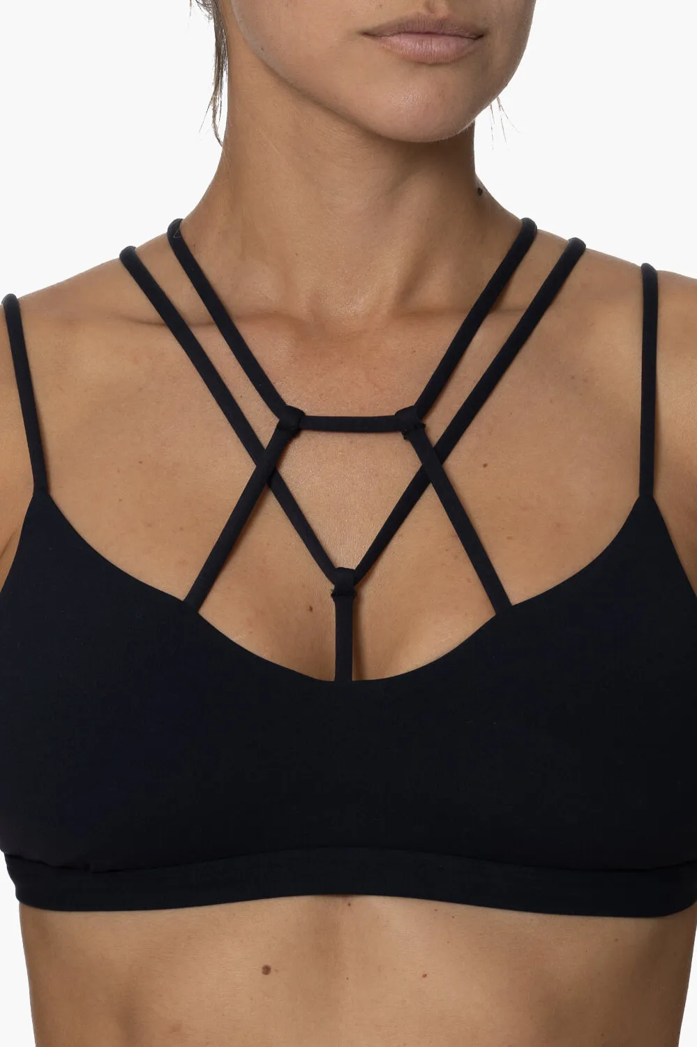 Calicoan Lace Sports Bra - Black