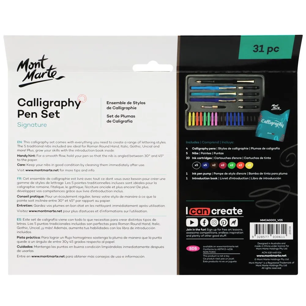 Calligraphy Pen Set Signature 31pc