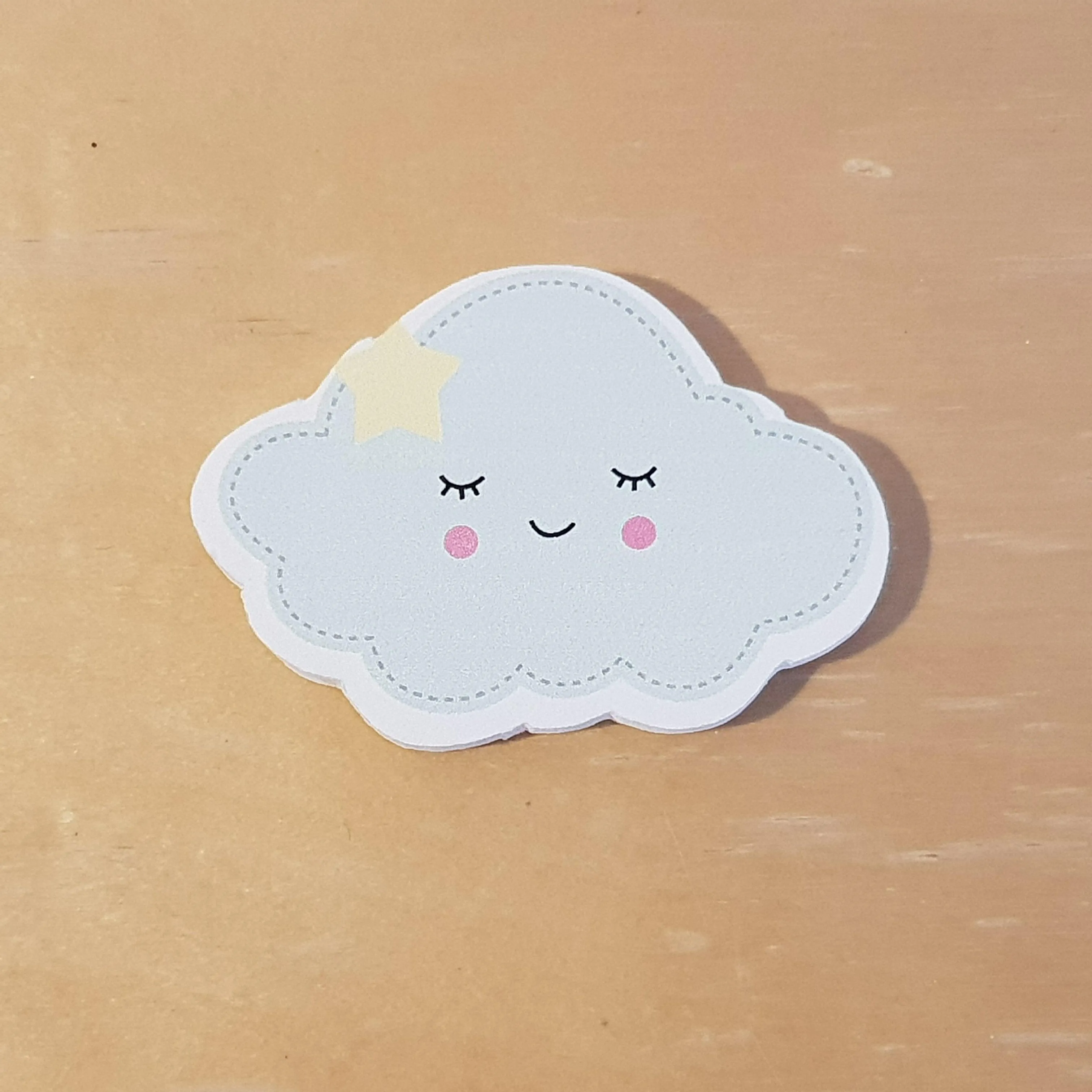 C&F Wooden Little Cloud Character