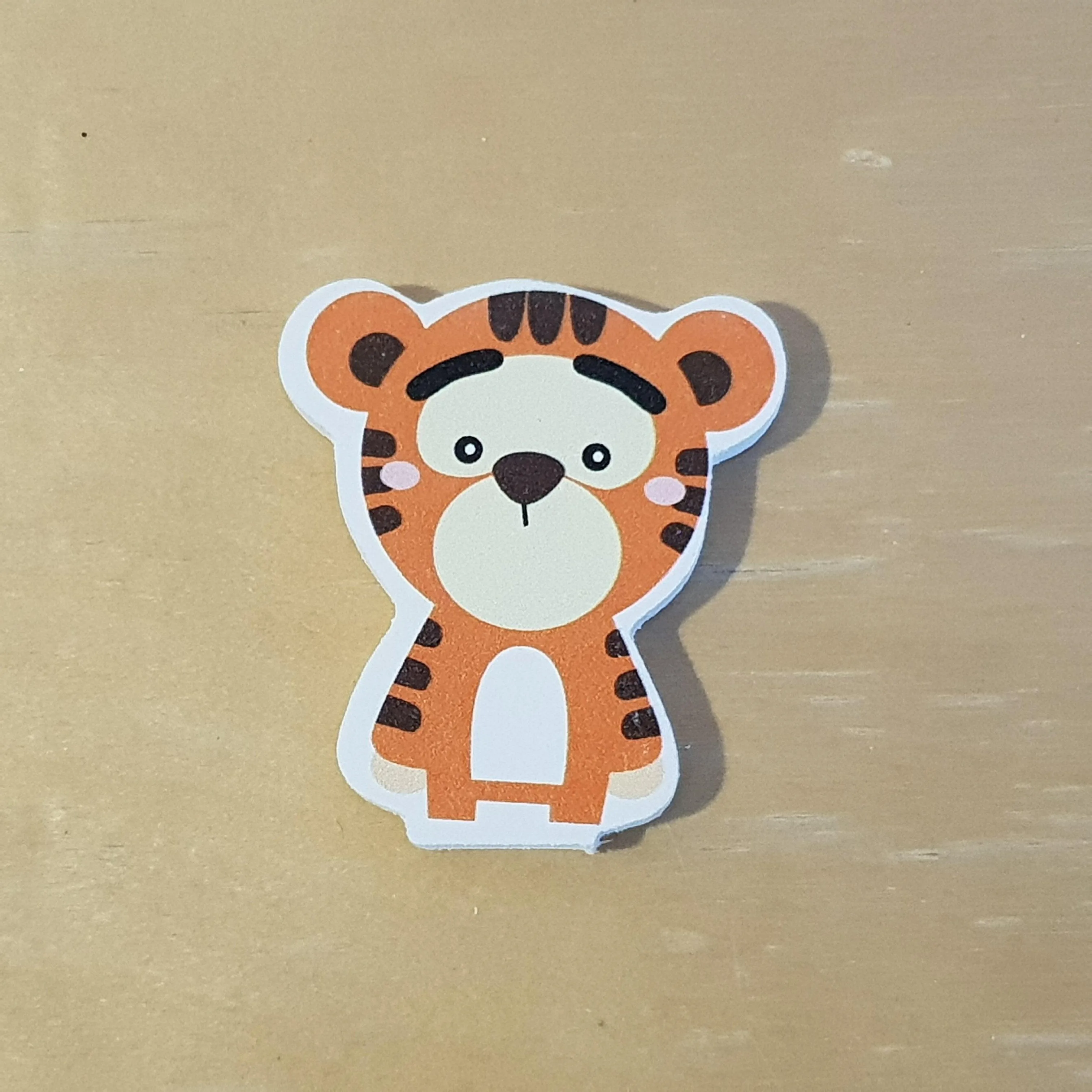 C&F Wooden Little Tiger Character