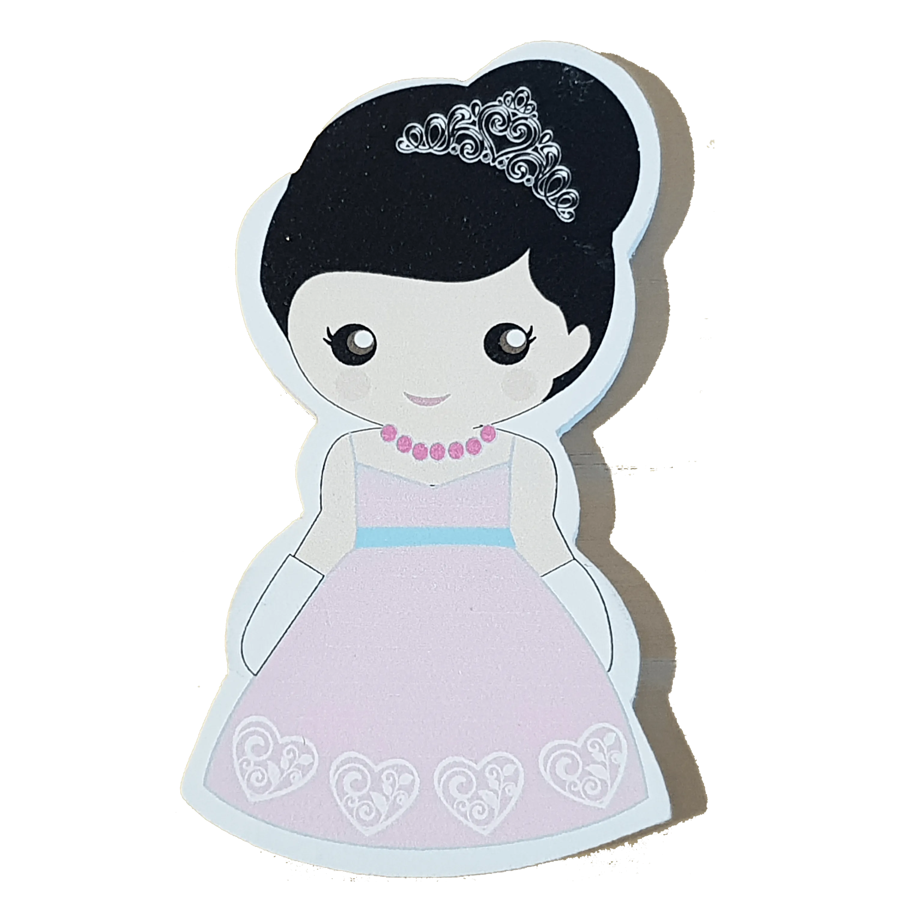 C&F Wooden Princess with Tiara Character