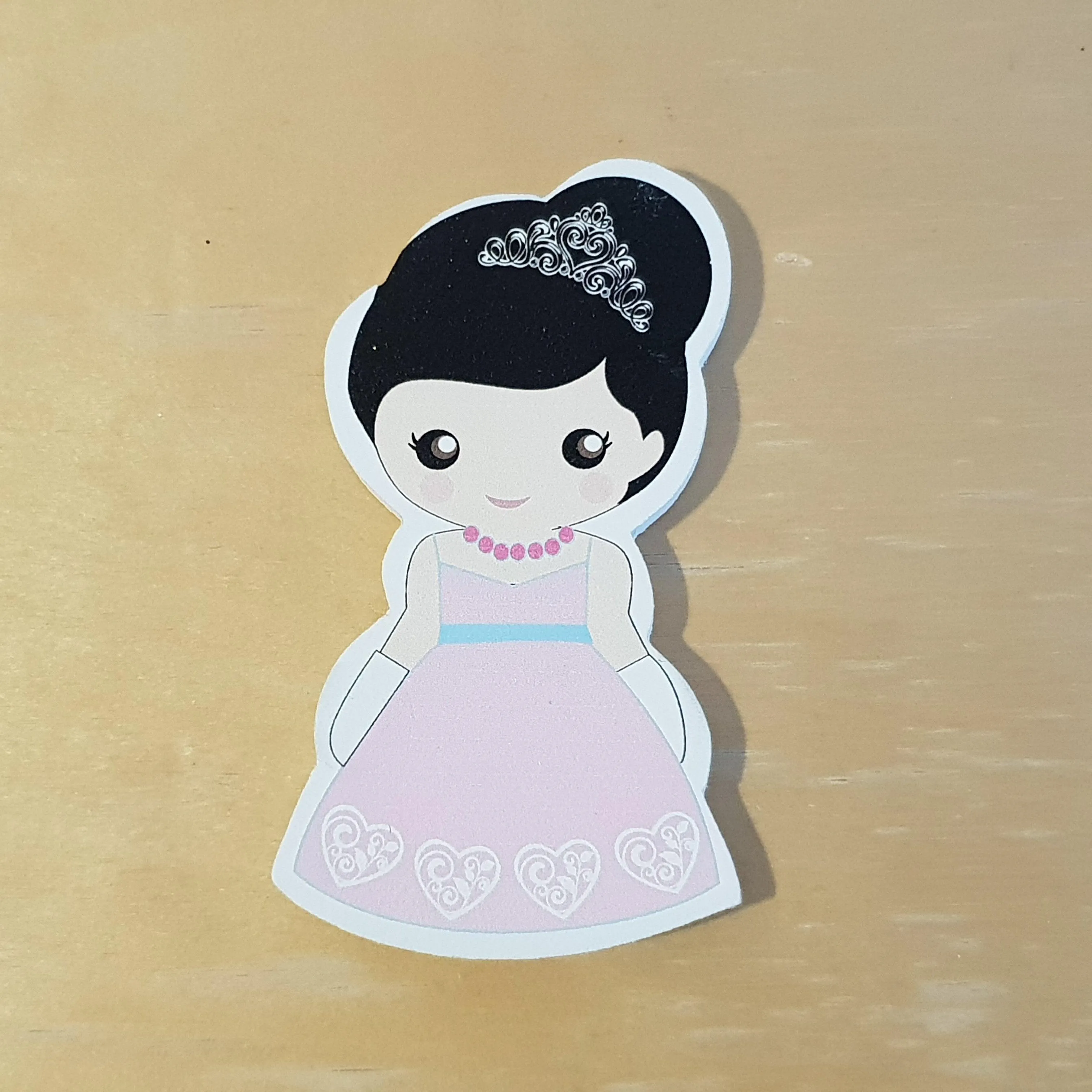 C&F Wooden Princess with Tiara Character