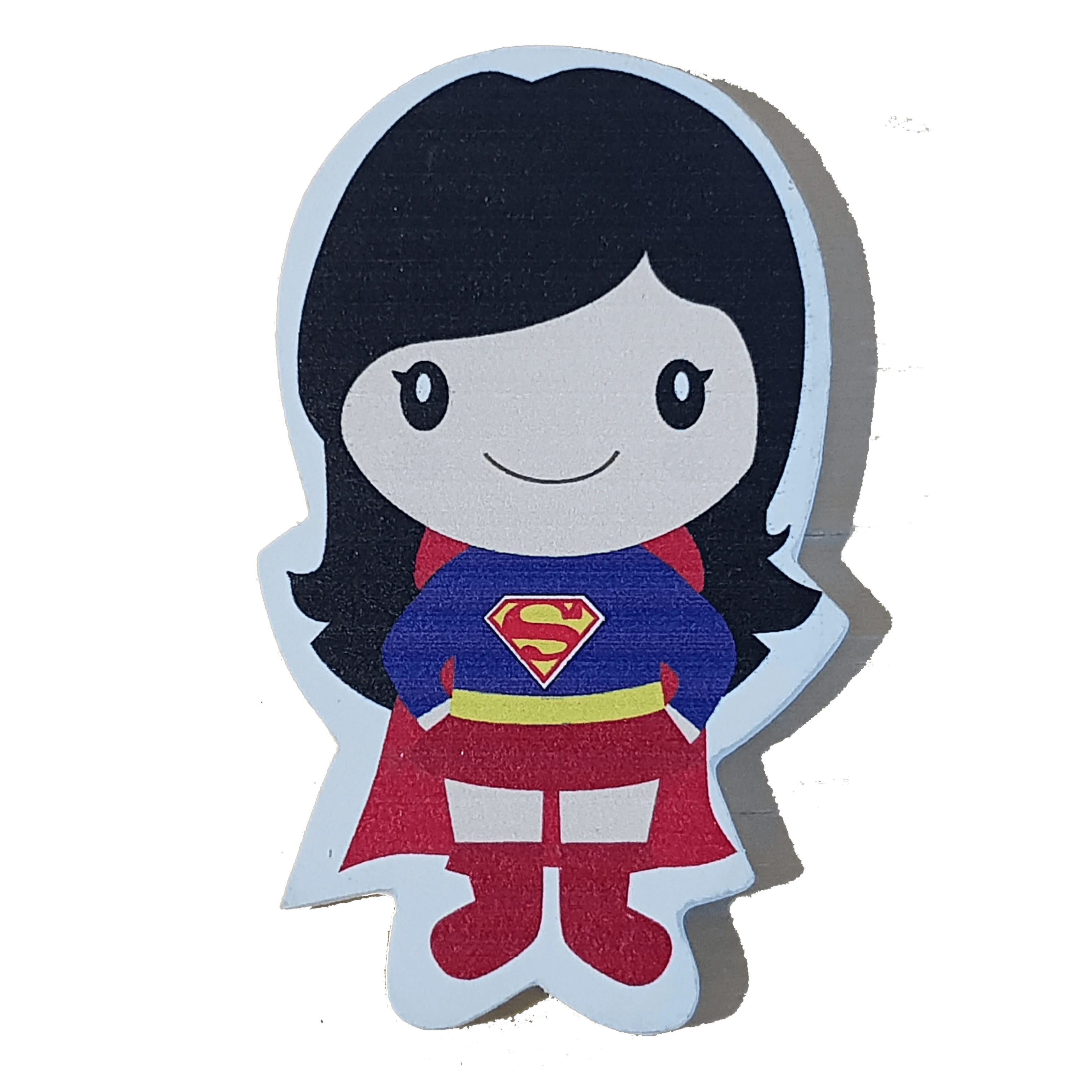 C&F Wooden Super Girl Character