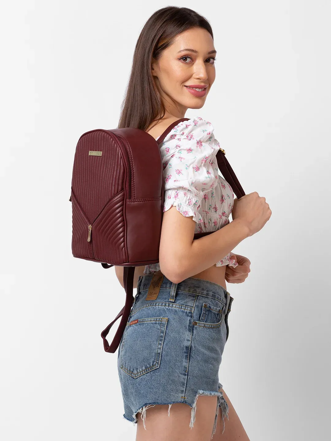 Caprese Marvel Backpack Medium Bordeaux