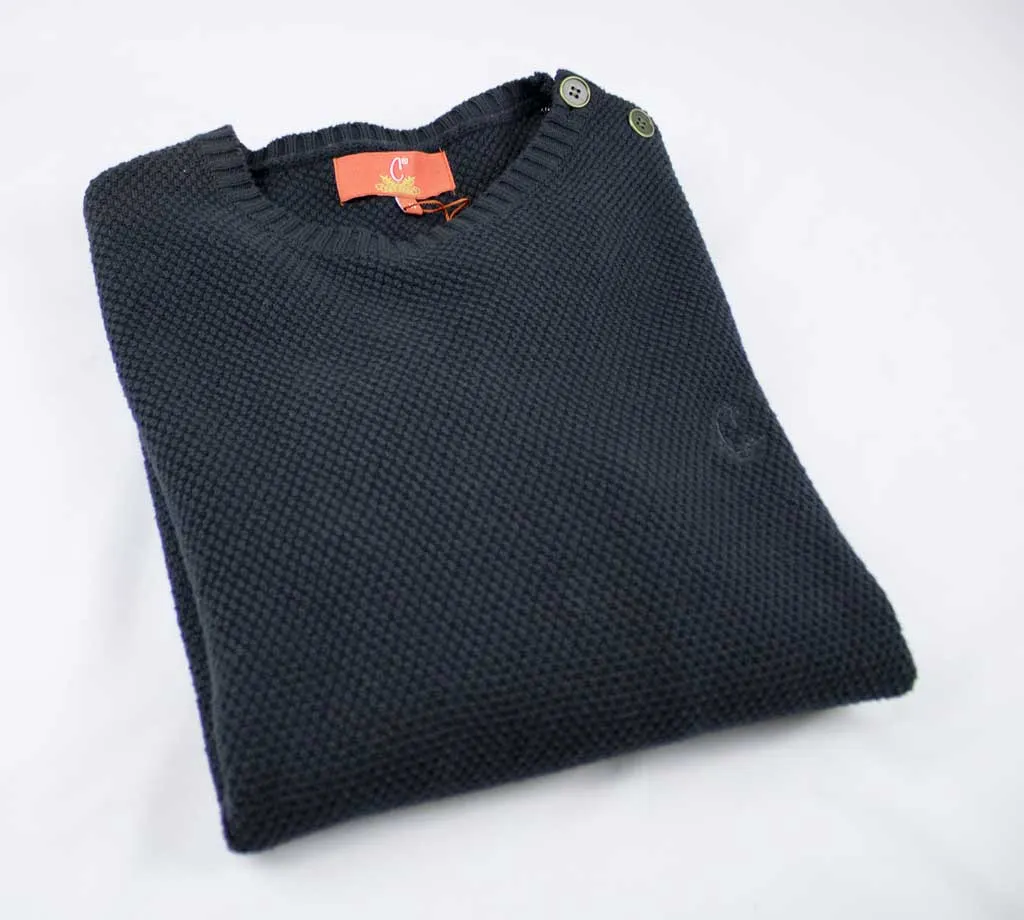 Carducci Csqaured Black Knitwear