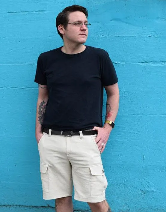 Cargo Shorts Men's Sewing Pattern, Wardrobe by Me