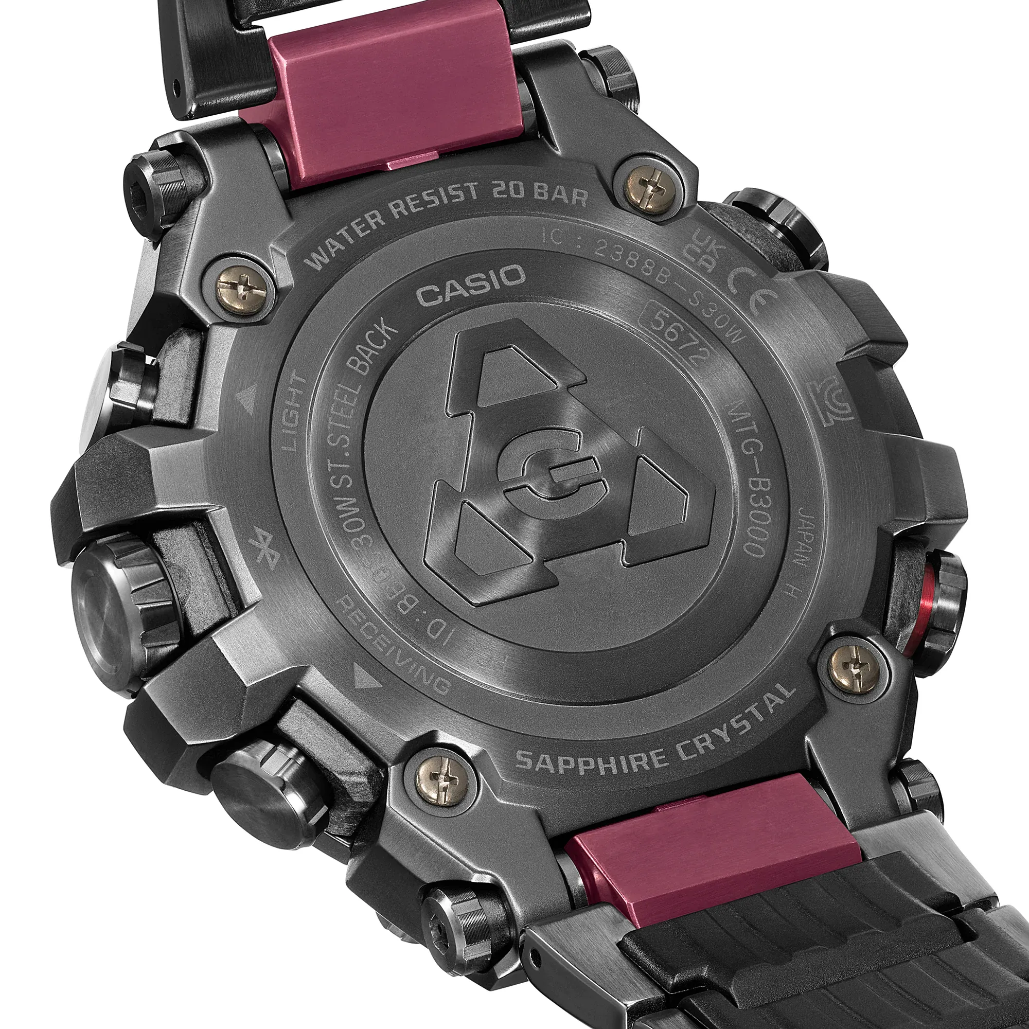 Casio G-Shock MT-G Black Red MTGB3000BD-1A