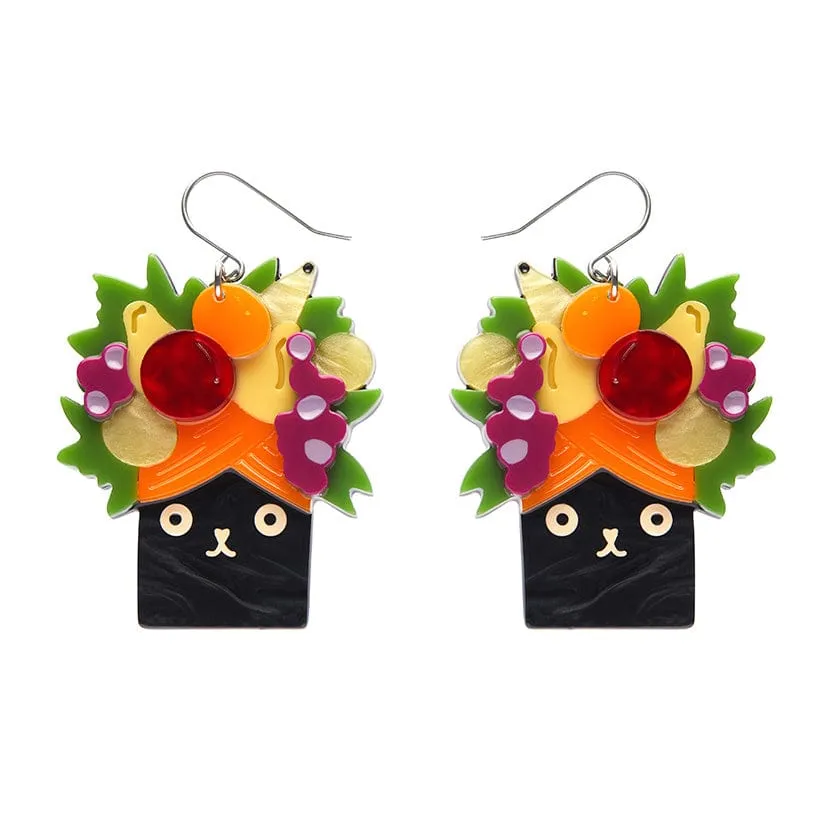 Catmen Miranda Drop Earrings