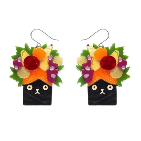 Catmen Miranda Drop Earrings