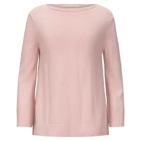 Claudine Cotton and Cashmere Sweater - Blush