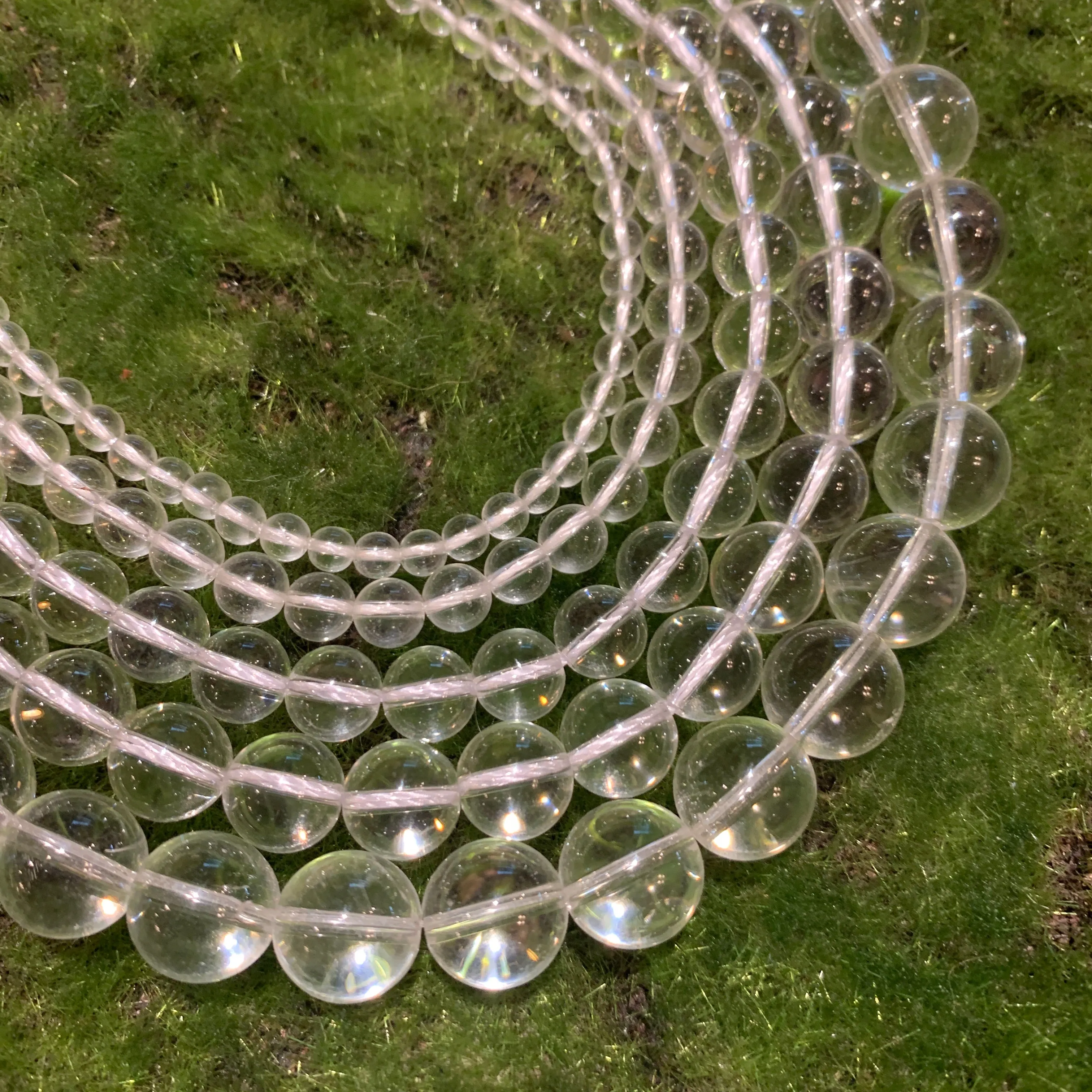 Clear Quartz Bead Strands