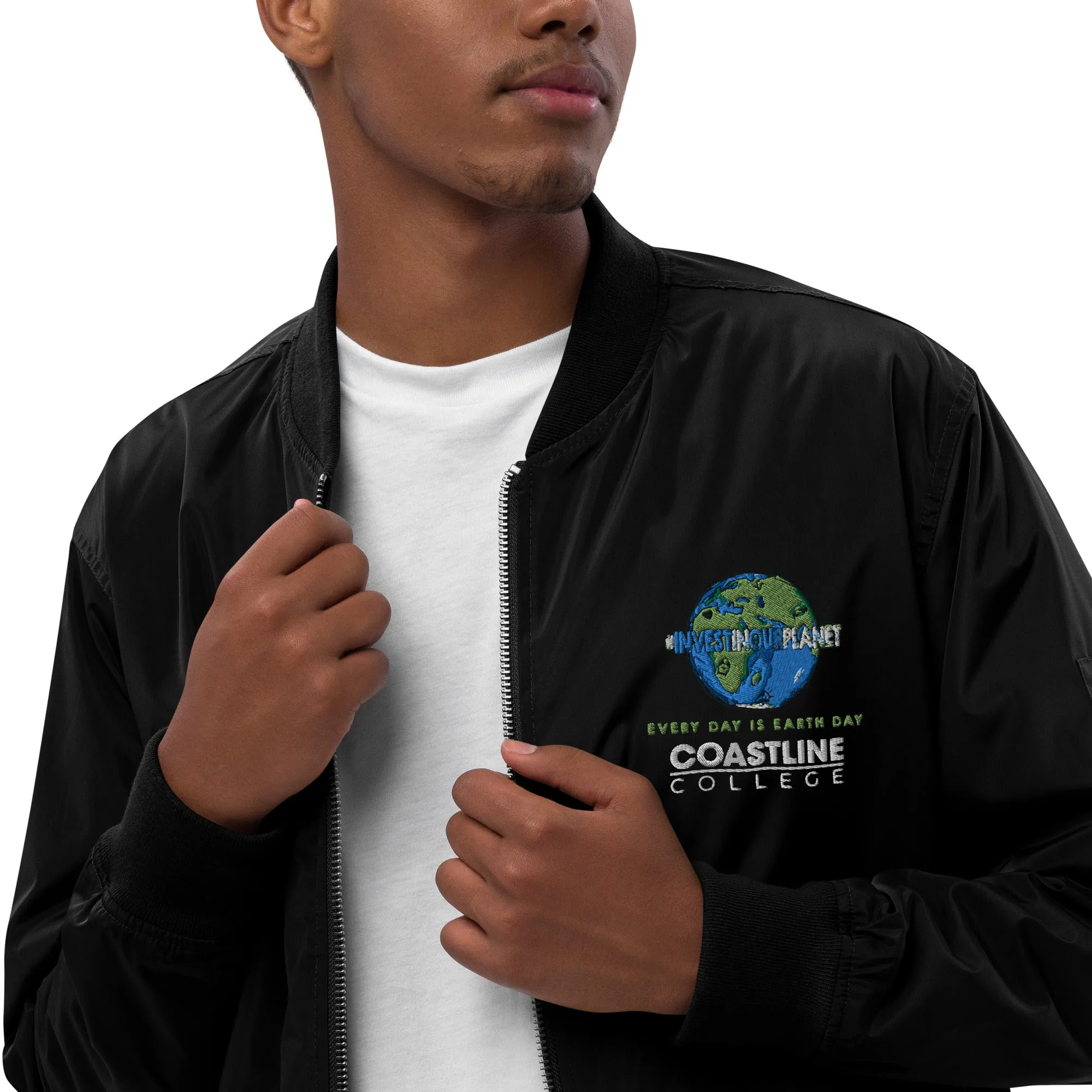 Coastline "Invest In Our Planet" Premium Recycled Bomber Jacket