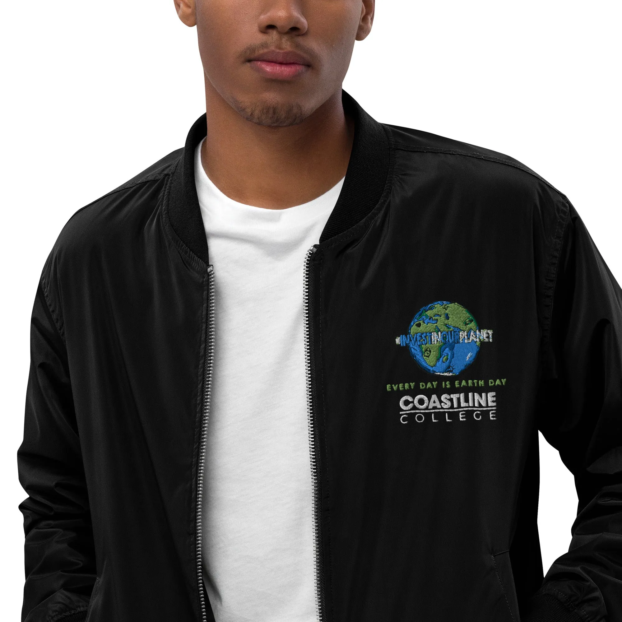 Coastline "Invest In Our Planet" Premium Recycled Bomber Jacket