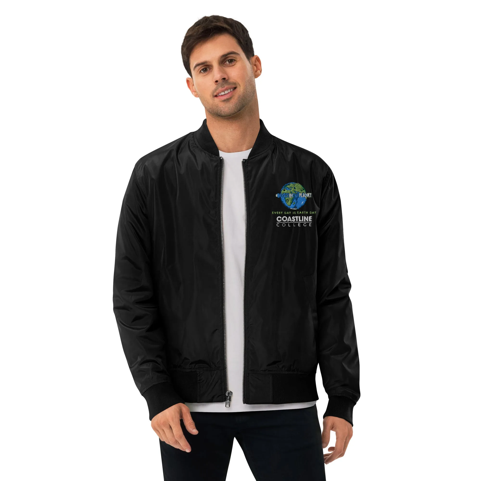 Coastline "Invest In Our Planet" Premium Recycled Bomber Jacket