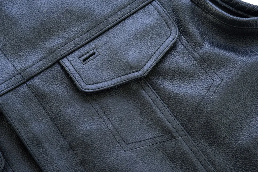 Concealed Carry Collared MotoVest