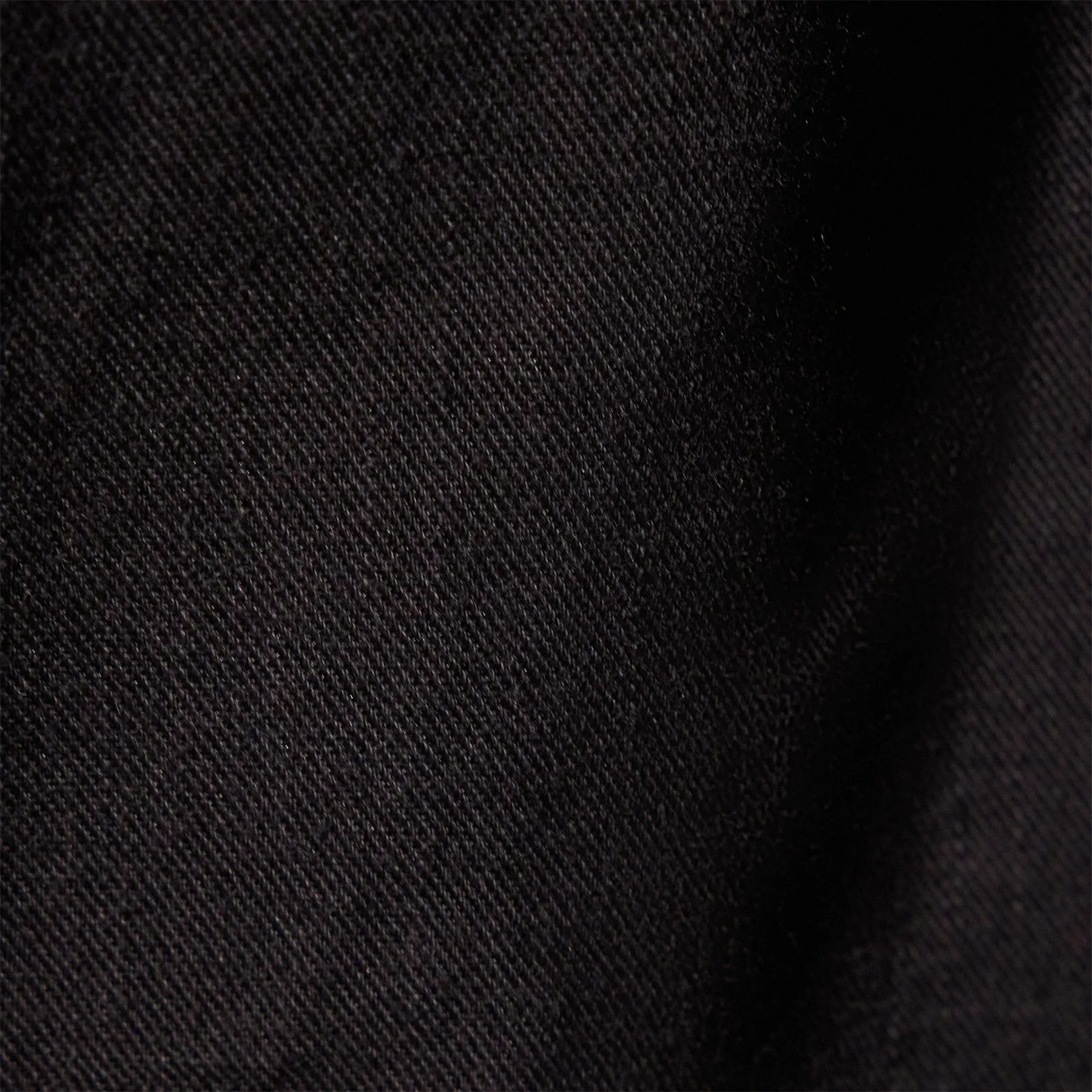 Cotton Linen Twill Shirt - Black