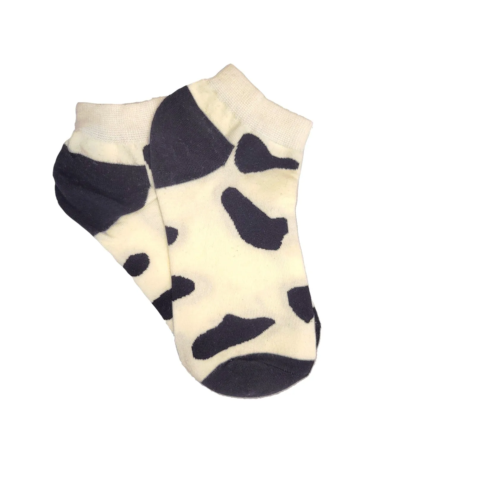 Cow Skin Patterned Socks (Adult Medium - Women's Shoe Sizes 5-10)