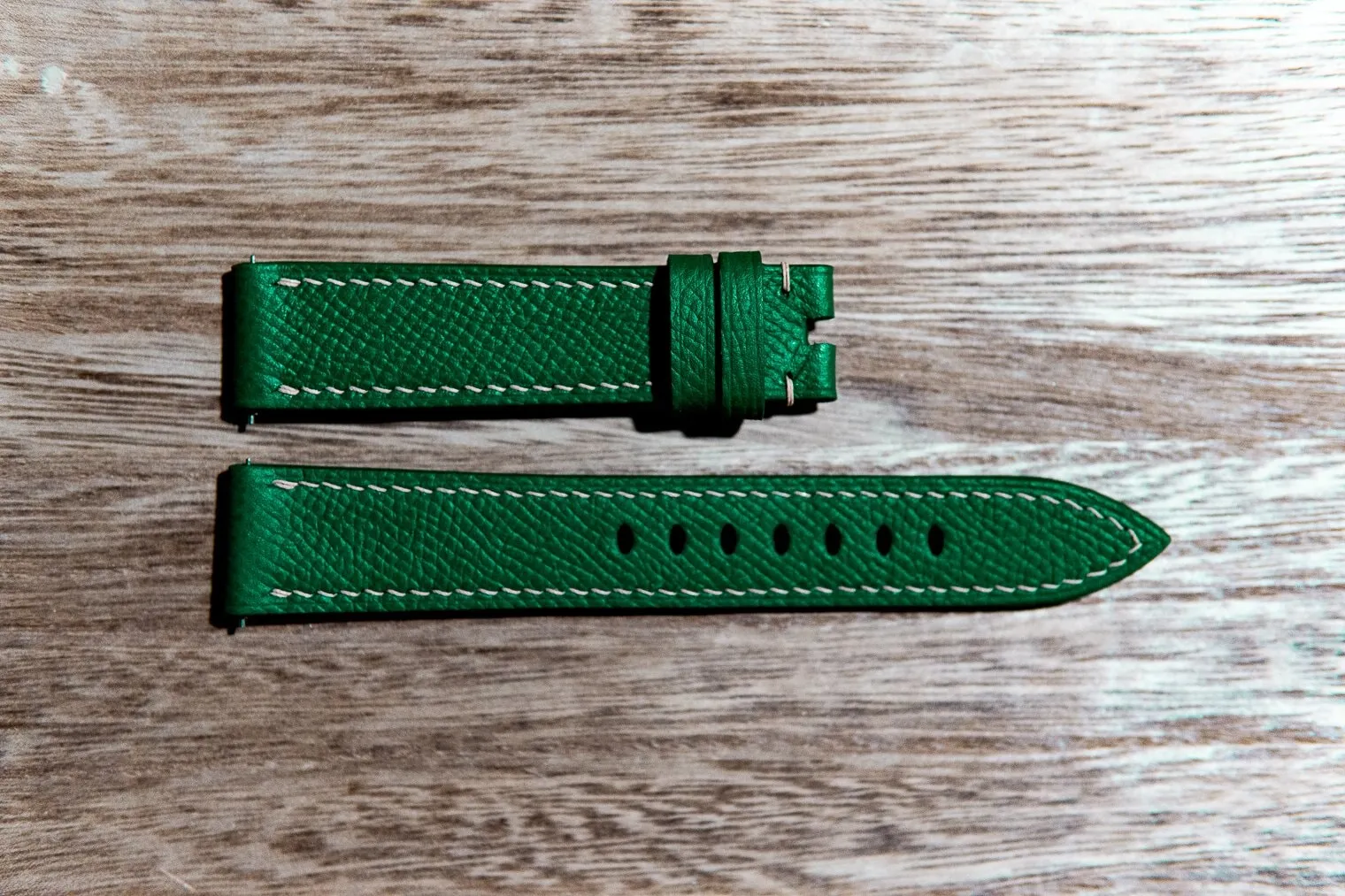 Epsom Calfskin - Forest Green