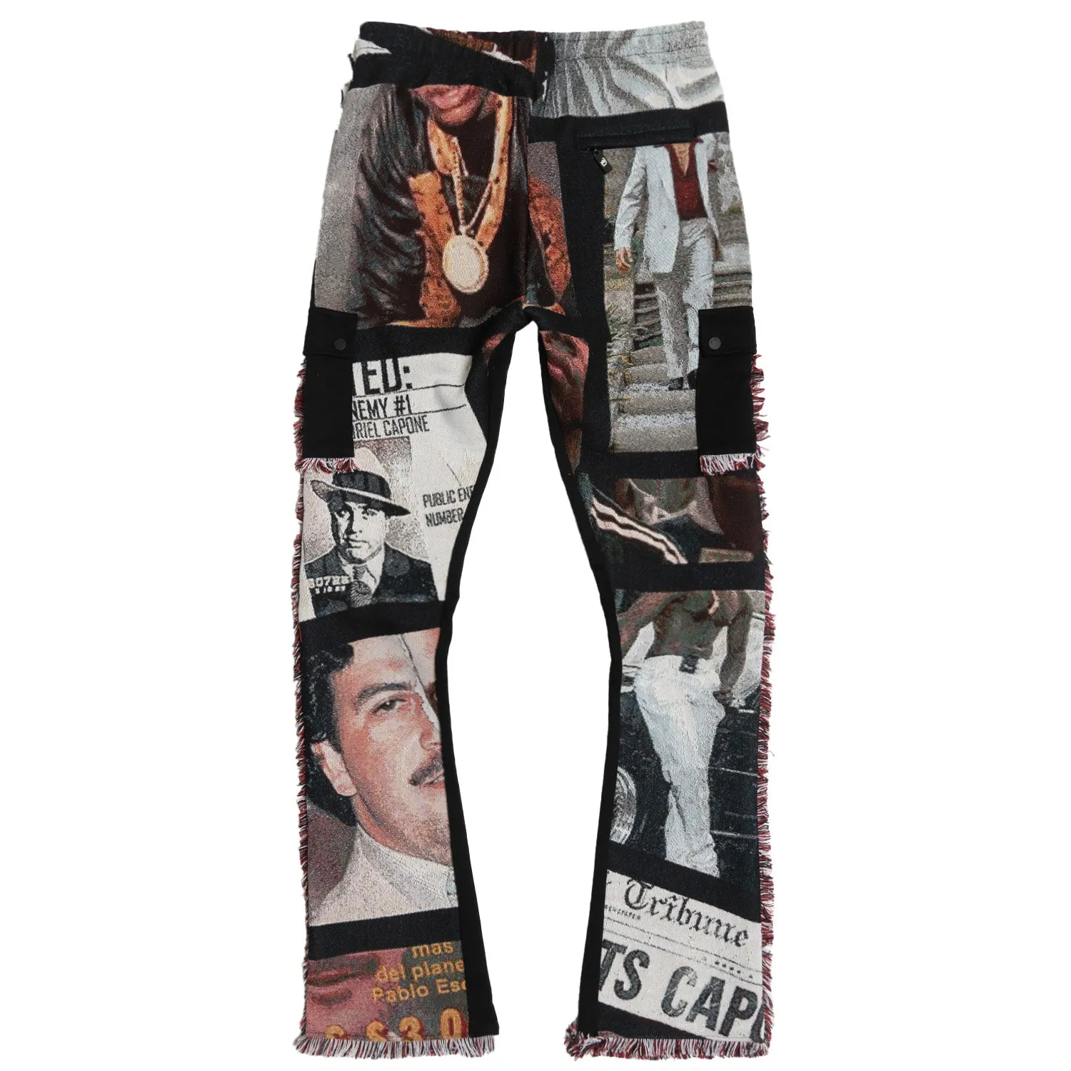 F1908 Narco Tapestry pants - Black