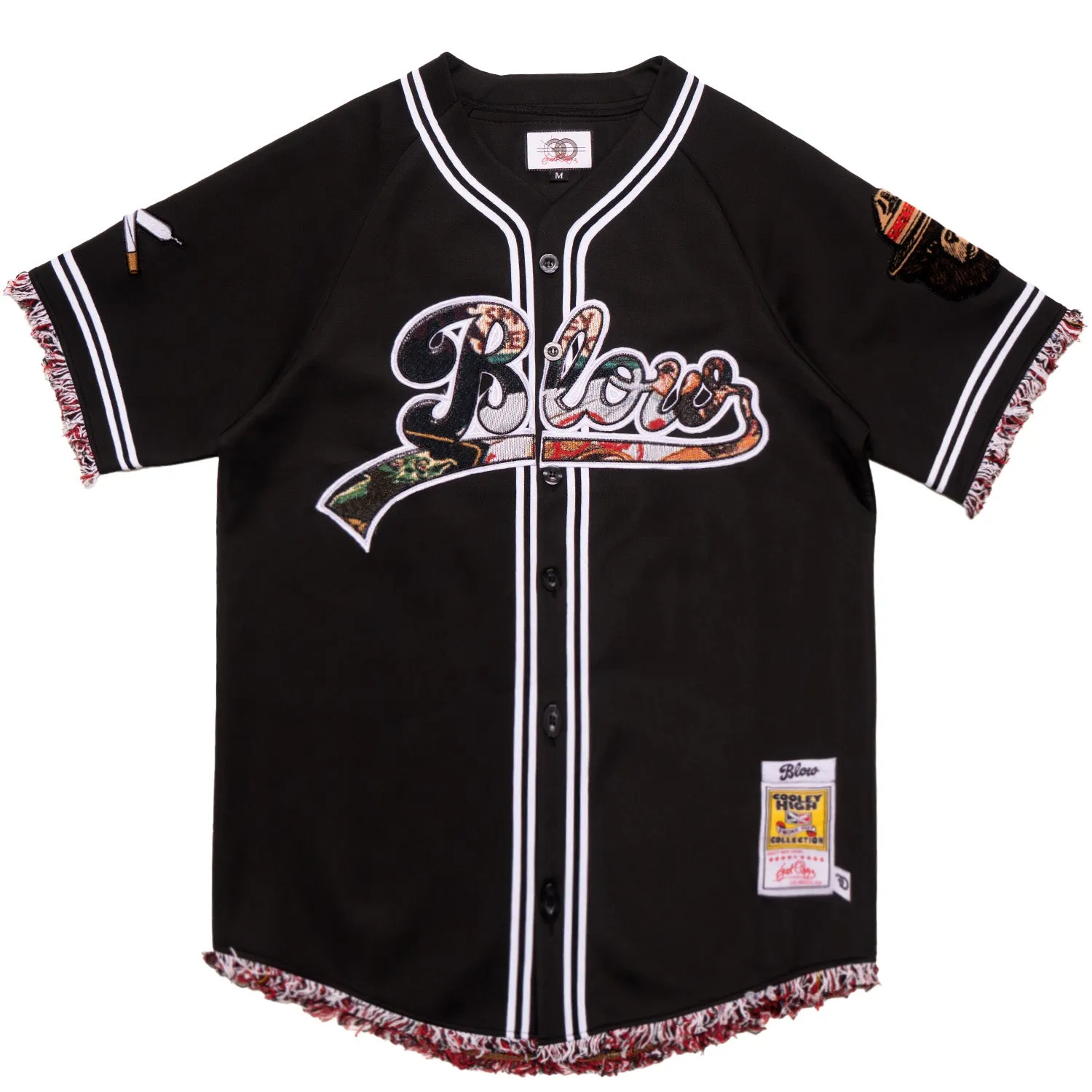 F259 Blow Poly Baseball Shirt - Black