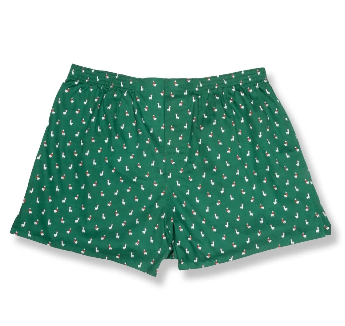 Fa-La Llama Hunter Green Boxer