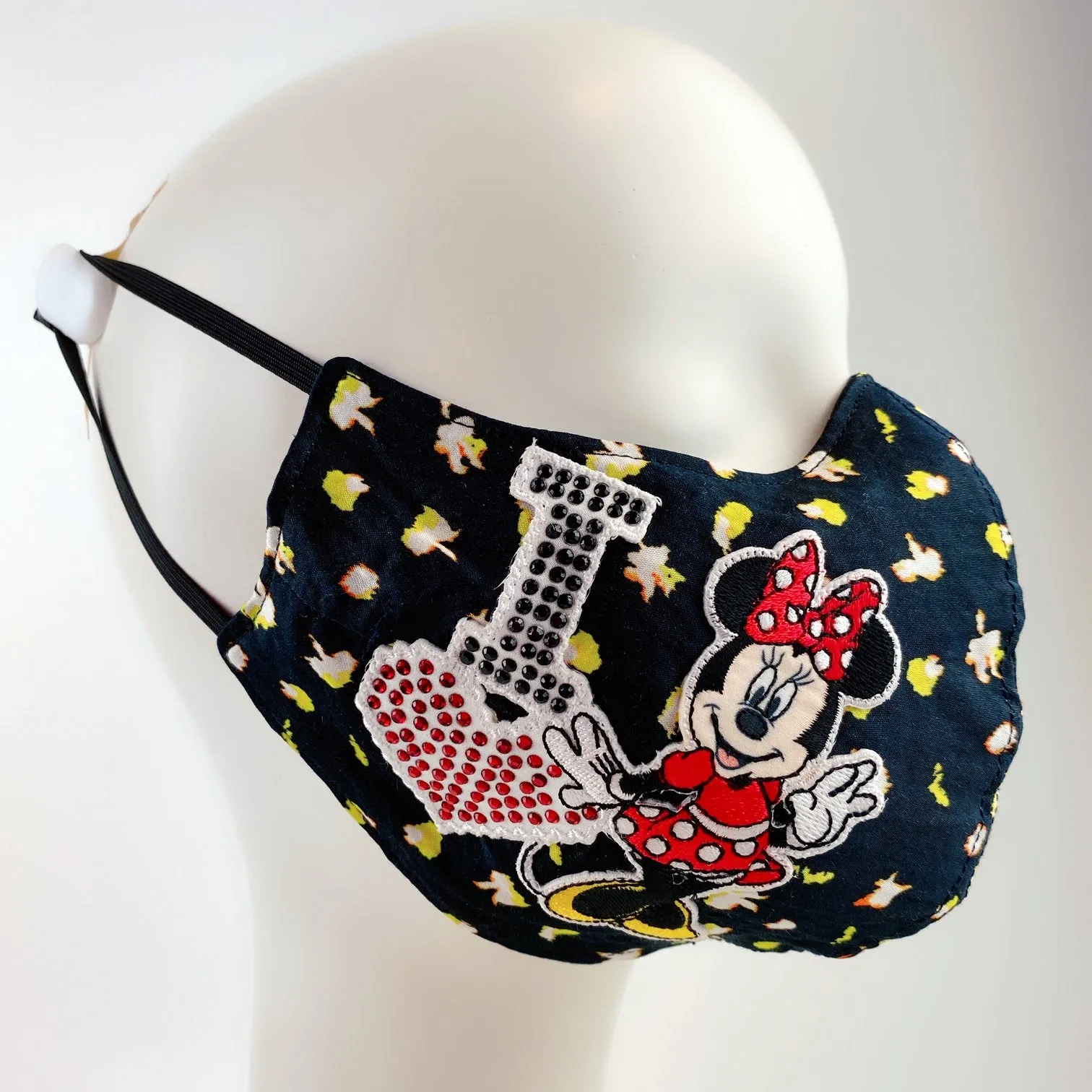 Face Mask 4 Protect Disney Minnie Mouse on Flower