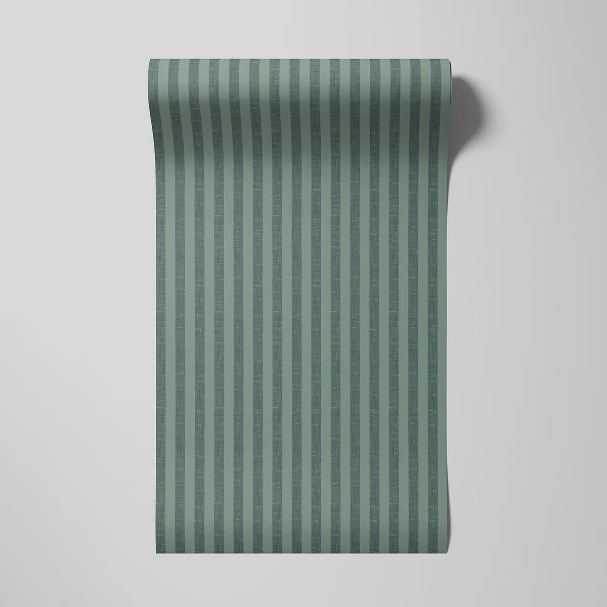 Fern Green Pembroke Stripe Wallpaper