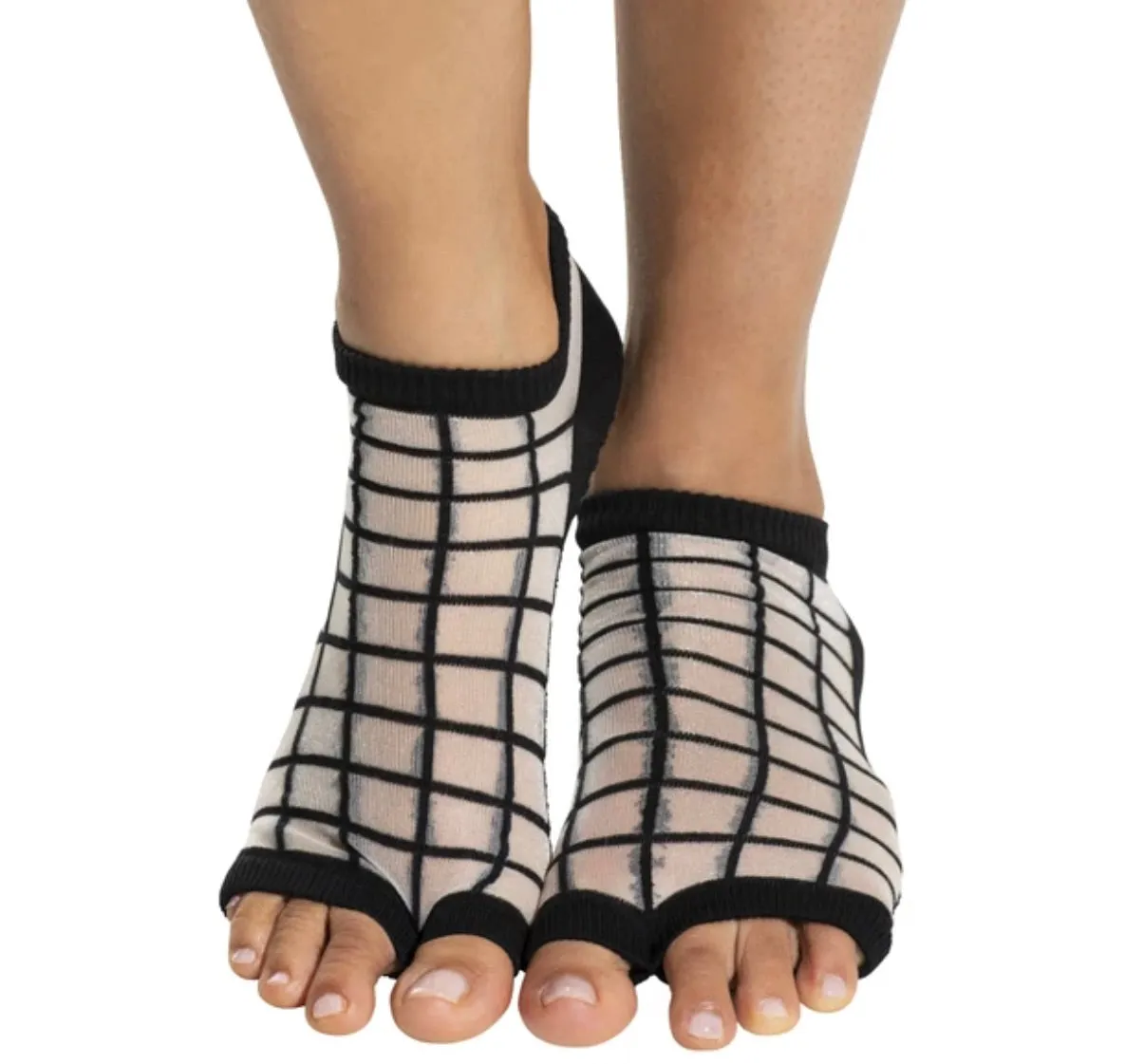 Flow Grip Socks - Sheer Obsidian (Barre / Pilates)