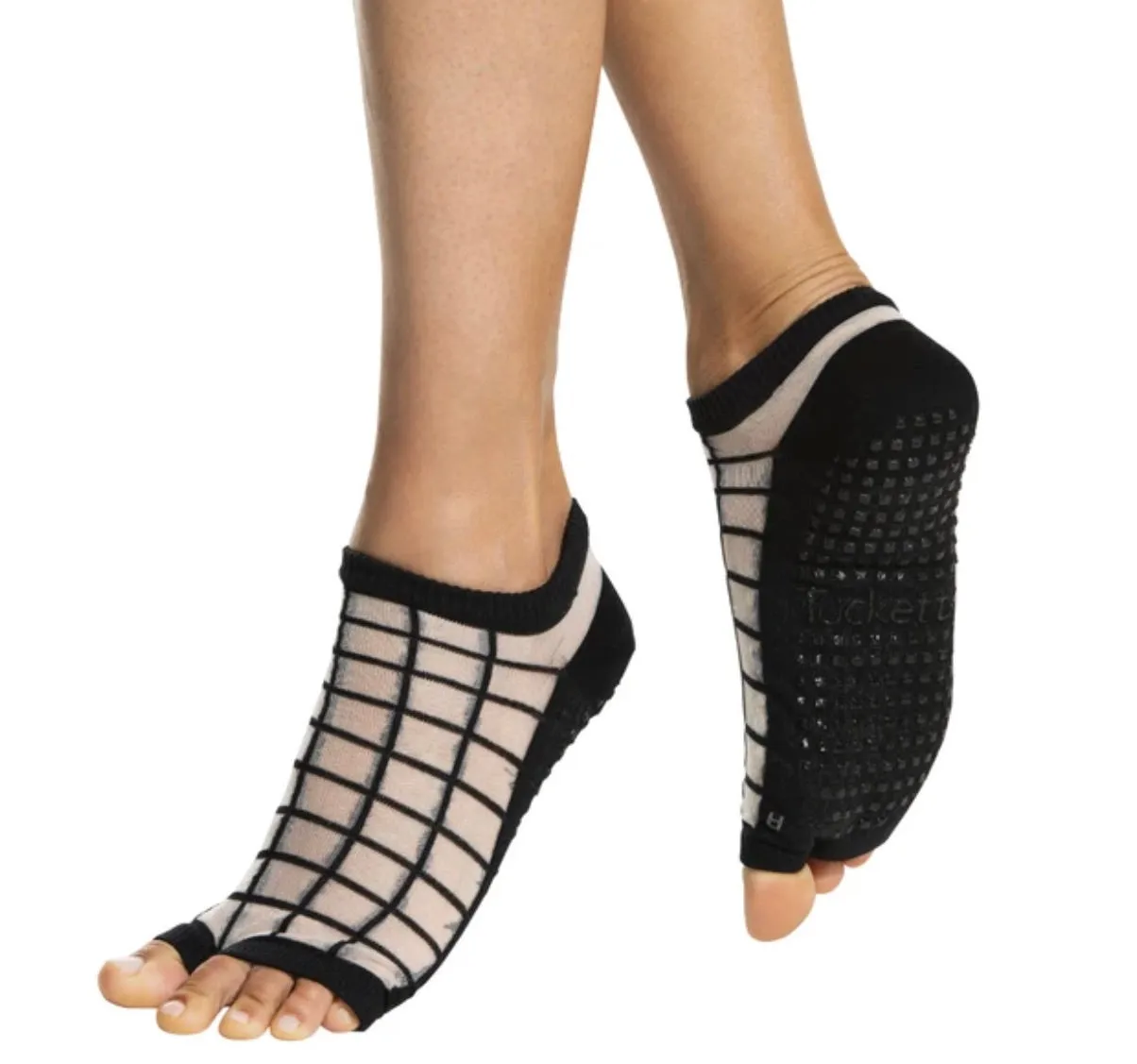 Flow Grip Socks - Sheer Obsidian (Barre / Pilates)