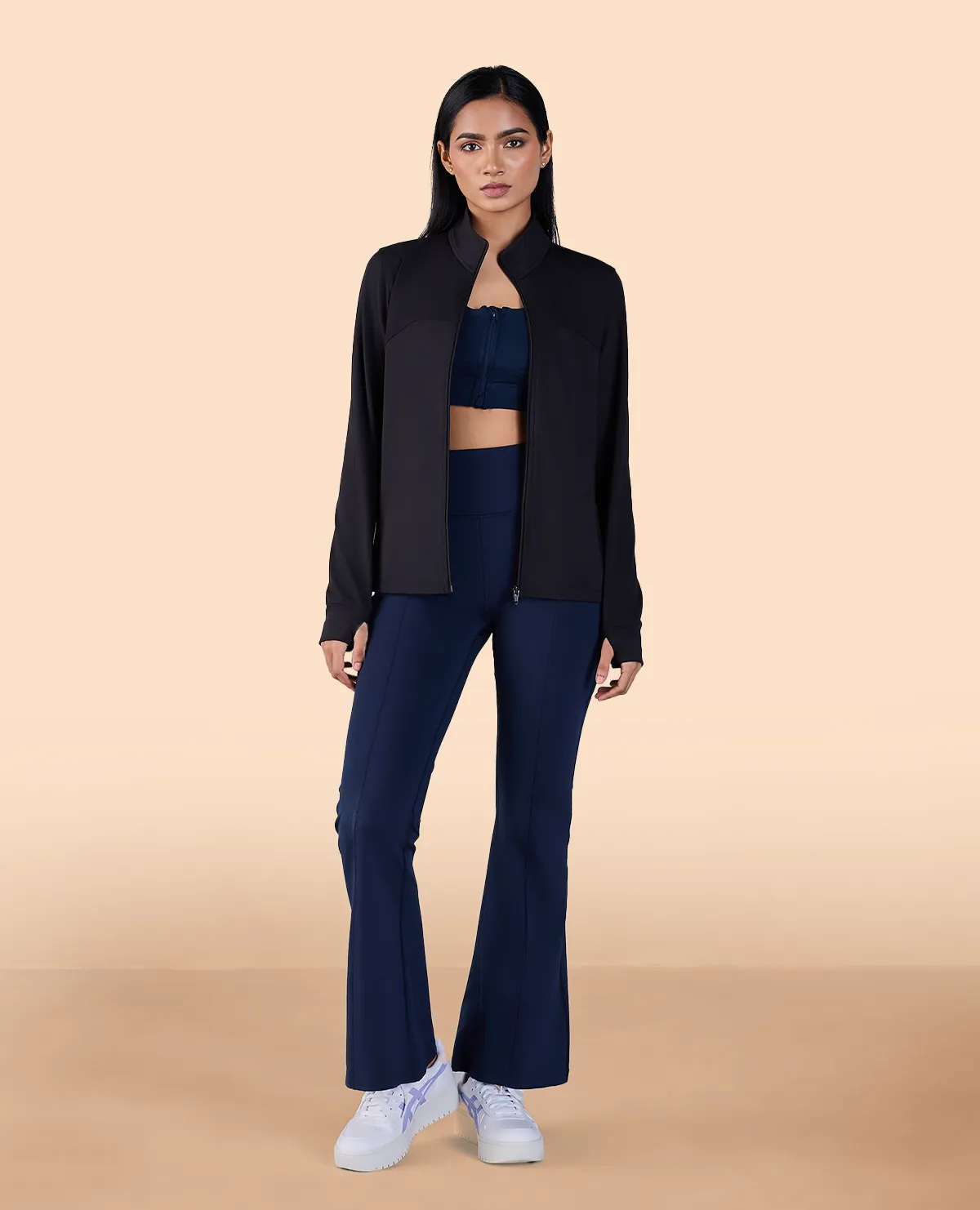 Formal Flare Pants in Second SKN Navy