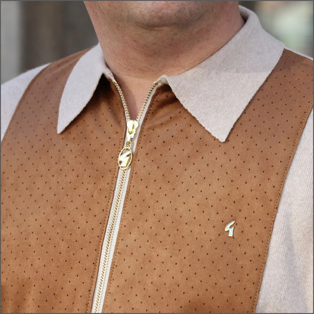 Gabicci Vintage 1973 Pullman Oat Cardigan^