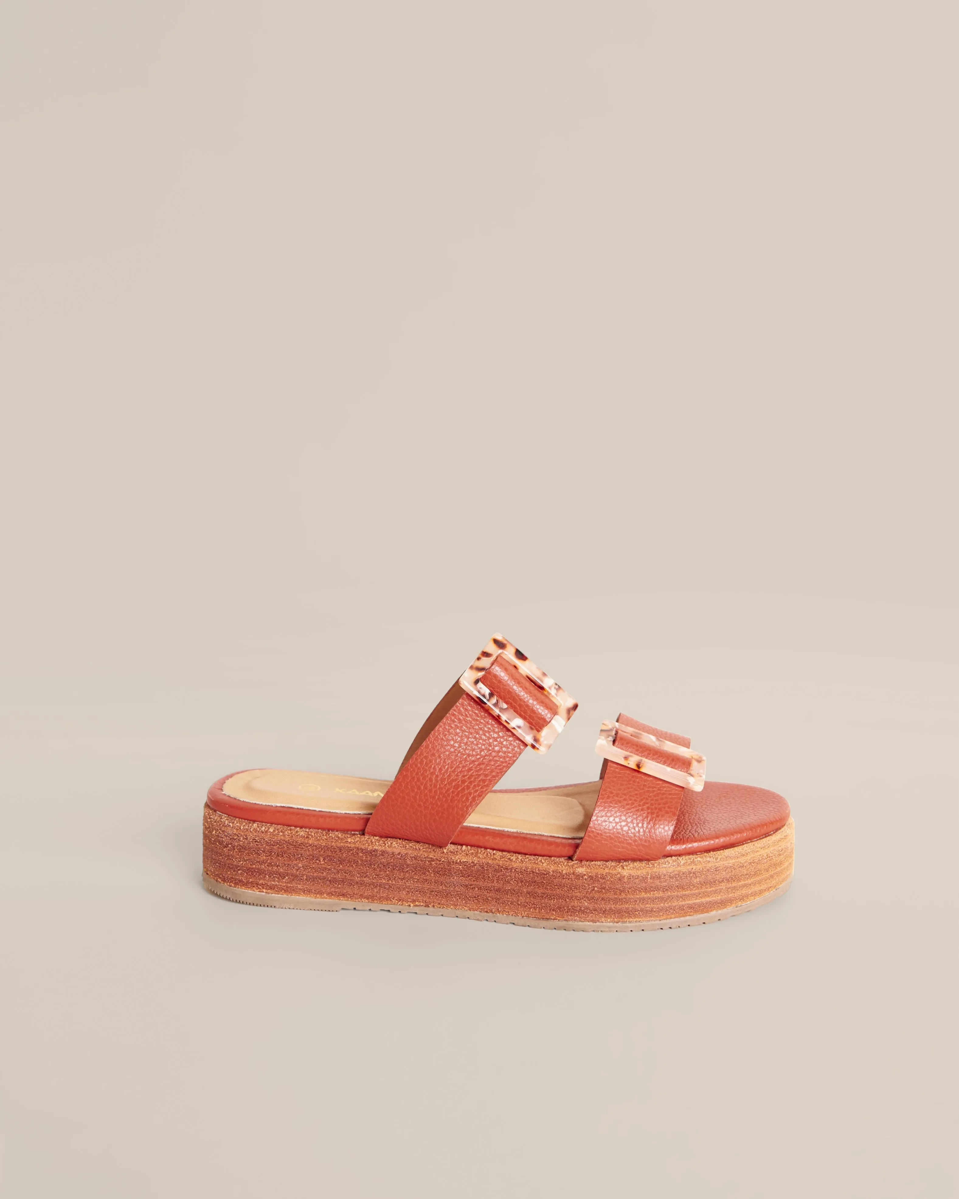 Gozo Two-Band Buckle Flatform