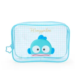 Hangyodon Clear Grid Zipper Pouch