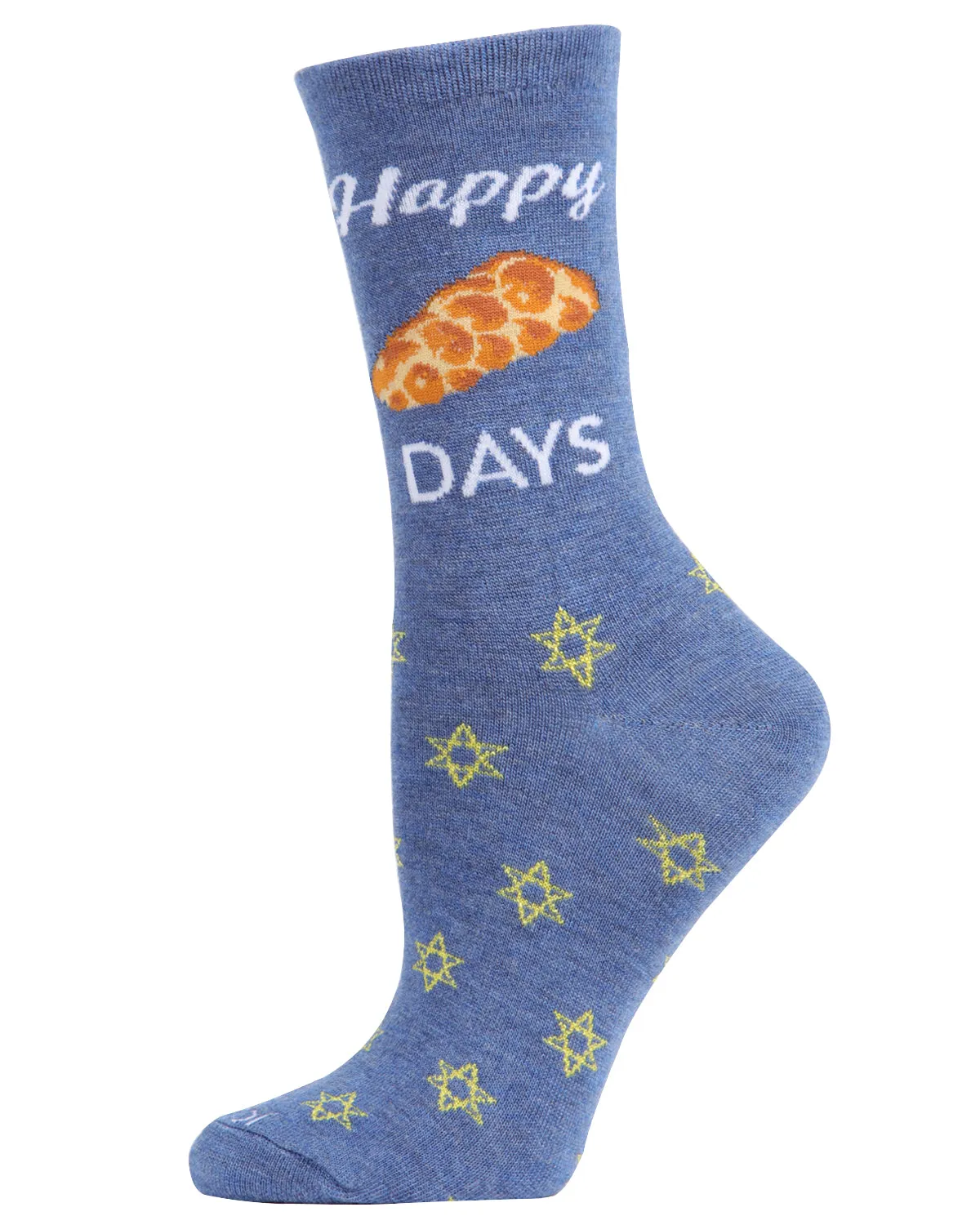 Happy Challah Days Holiday Crew Socks