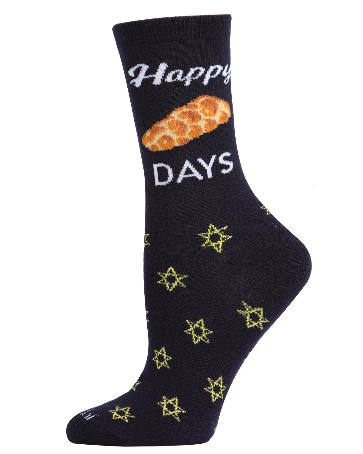 Happy Challah Days Holiday Crew Socks