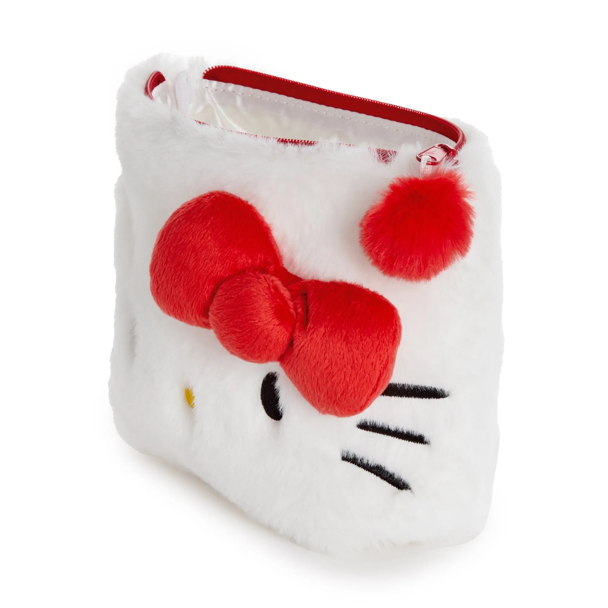 Hello Kitty Classic Plush Zipper Pouch