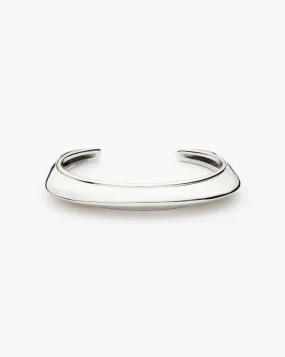 Hera Dome Statement Cuff Bracelet | Silver Plated