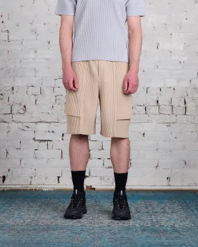 HOMME PLISSÉ ISSEY MIYAKE Pleats June Cargo Short Shell Beige