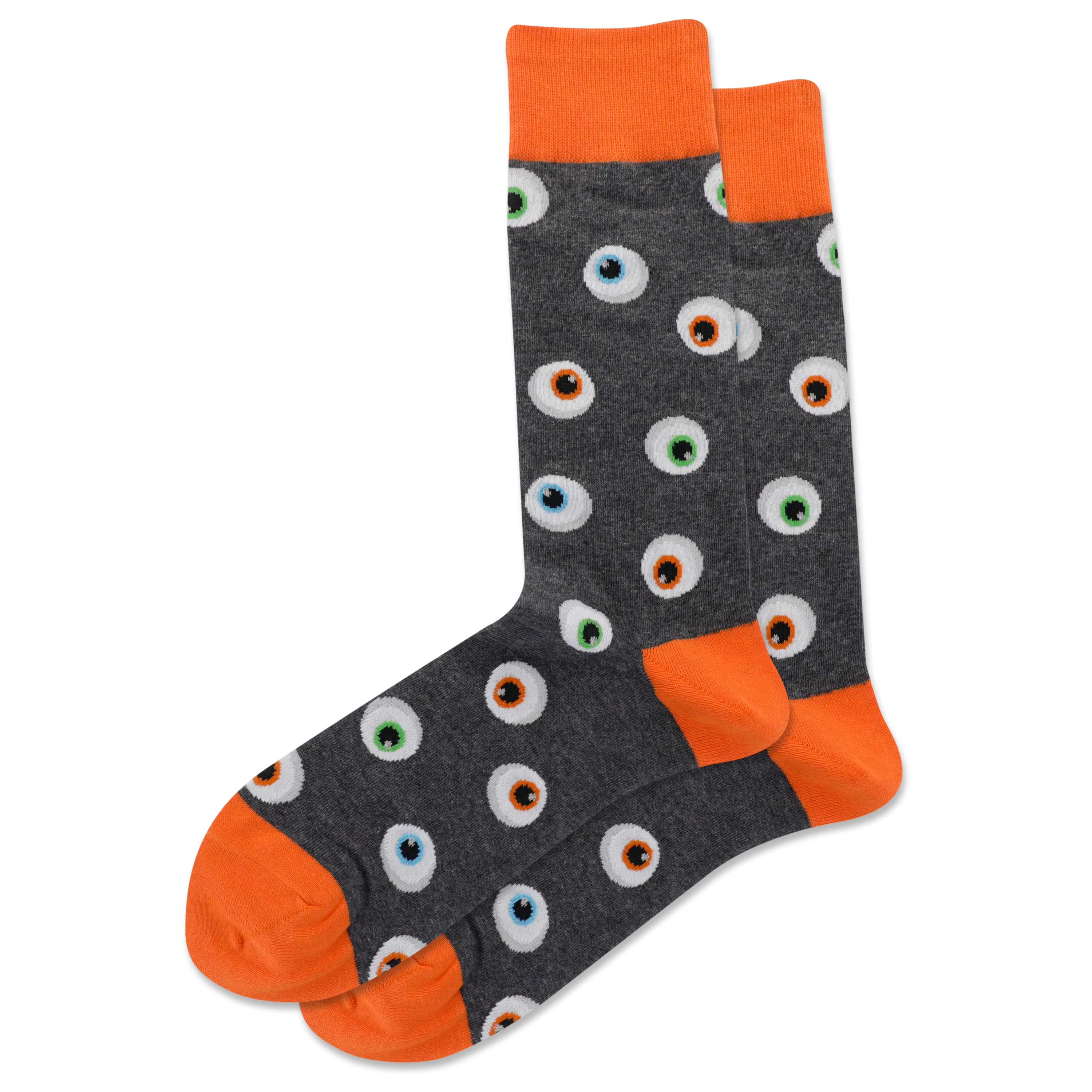 HOTSOX Men's Eyeballs Crew Socks