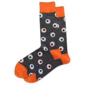 HOTSOX Men's Eyeballs Crew Socks