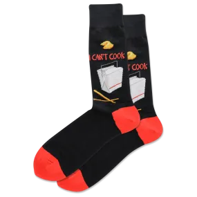 HOTSOX Men's I Can't Cook Crew Socks