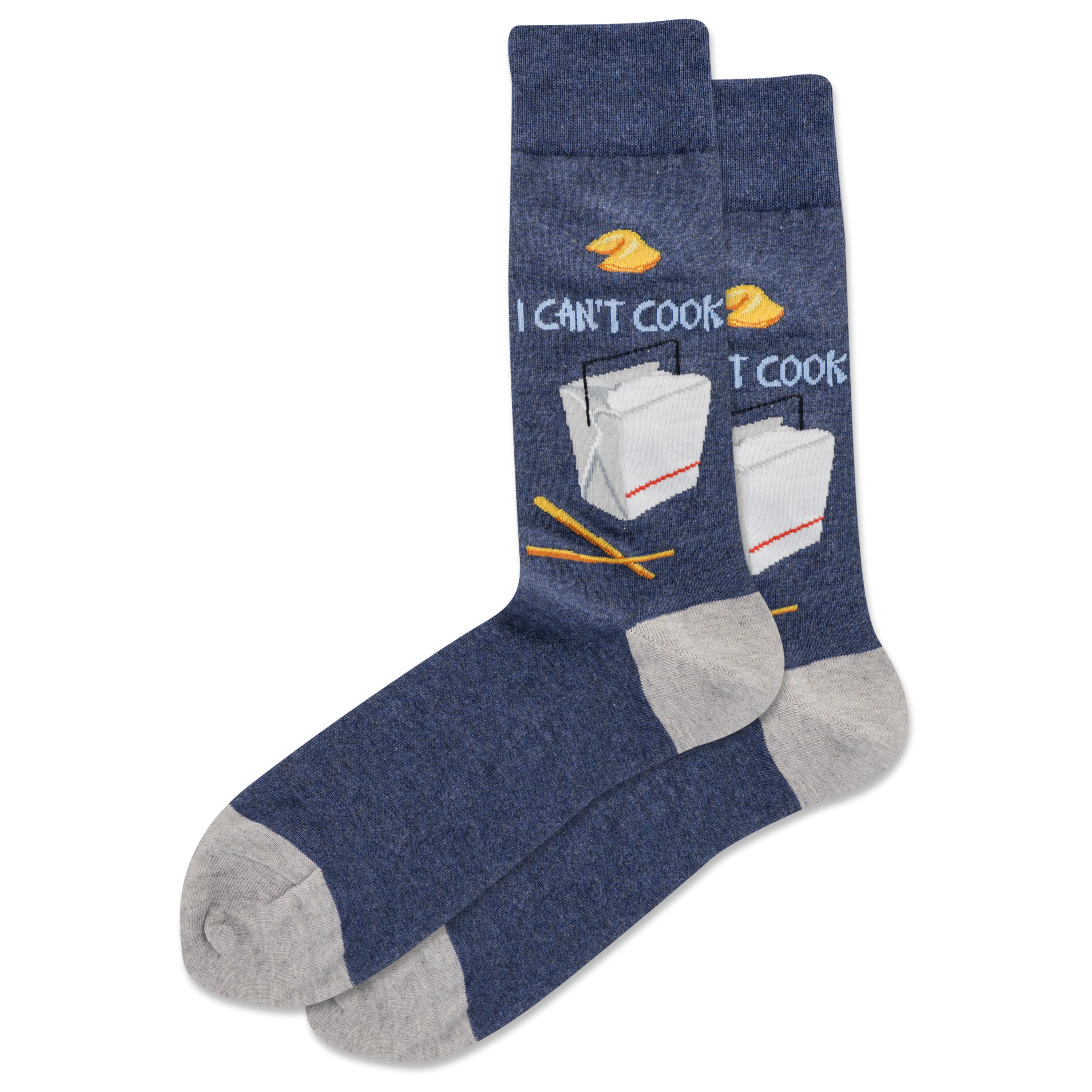 HOTSOX Men's I Can't Cook Crew Socks